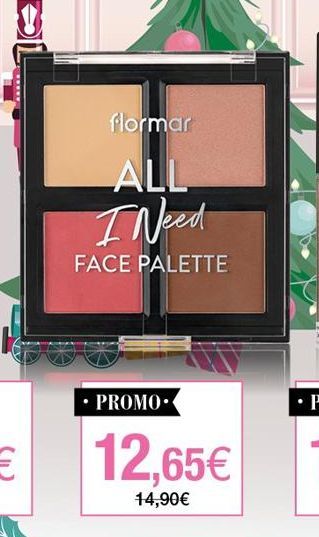 wwwww  flormar  ALL  I Need  FACE PALETTE  PROMO  12,65€  14,90€ 