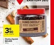 3%  149 pate  chunkchocolat niclaus 1804  chunks chocolat  miclads 