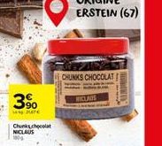 3%  149 PATE  Chunkchocolat NICLAUS 1804  CHUNKS CHOCOLAT  MICLADS 