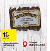 180  Legues chocolates FORTWENGER  FORTWENGER  FANPOP LANGUES CHOCOLATE  ORIGINE GERTWILLER (67) 