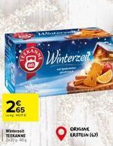 TEA  265  Lang ALTE  Winter TEEKANNE 24200-50  Winterzeit  ORIGINE ERSTEIN (67) 