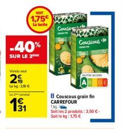 couscous Carrefour