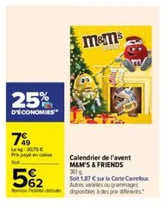 calendrier de l'avent 