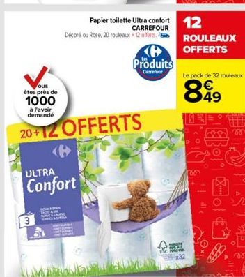 papier toilette Carrefour