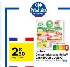 lardons Carrefour