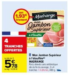 jambon madrange