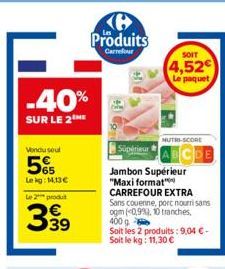 jambon Carrefour