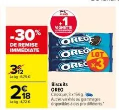 soldes oreo