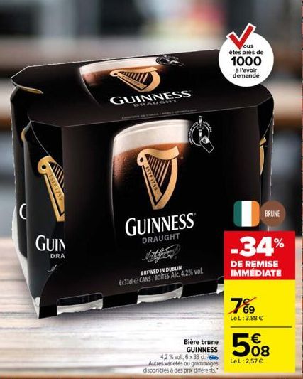 soldes Guinness