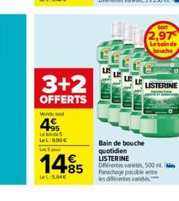 bain de bouche Listerine