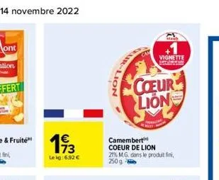 camembert coeur de lion