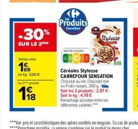 chocolat au lait Carrefour