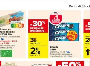 soldes oreo