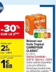 boisson aux fruits Carrefour