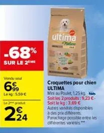 croquettes pour chien ultima