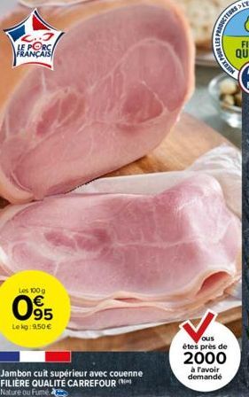 jambon cuit Carrefour