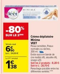 crème dépilatoire Veet