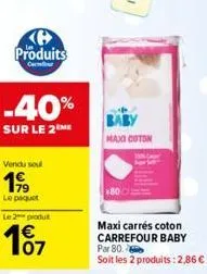 coton carrefour