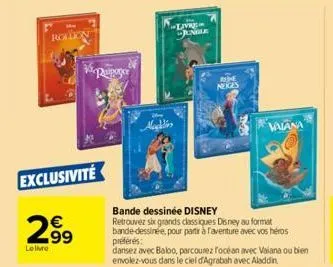 n  rollon  2.99  lelime  exclusivité  liv jungle  rune neiges  vajana 