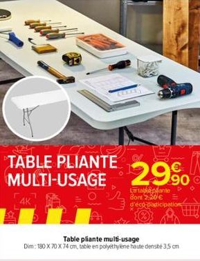 table pliante 