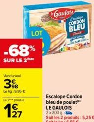 cordon bleu Le gaulois