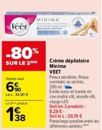 crème dépilatoire Veet