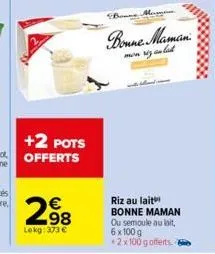 riz au lait bonne maman