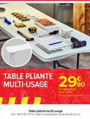 table pliante 