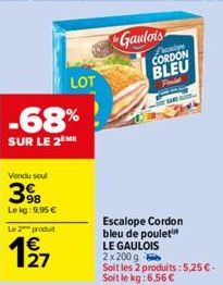 cordon bleu Le gaulois