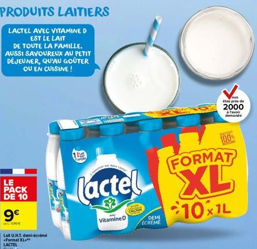 lait Lactel