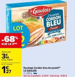 cordon bleu Le gaulois
