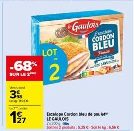 cordon bleu Le gaulois