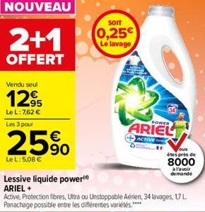 lessive liquide Ariel