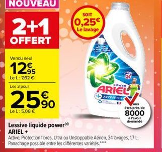 lessive liquide Ariel