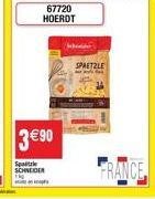 3€90  Spatle SCHNEIDER  lehde  SPAETZLE  FRANCE 