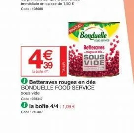 promos bonduelle