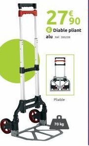 alu  2790  Diable pliant  Pliable  70 kg 