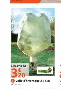 À PARTIR DE  320  NORTENE  3 Voile d'hivernage 2 x 5 m  Ref. 301382 