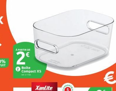 À PARTIR DE  2€  Boite Compact XS  Xanlite  CARANTE 