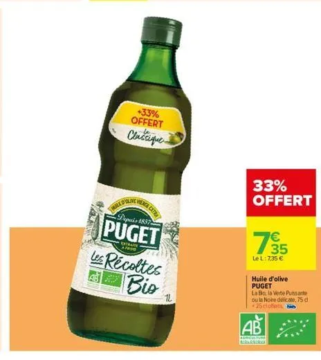 huile d'olive puget