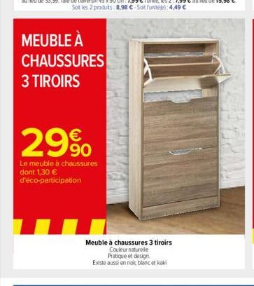 meuble à chaussures 