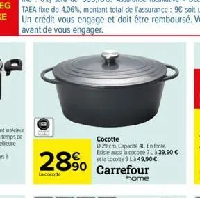 cocotte carrefour