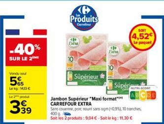 jambon Carrefour
