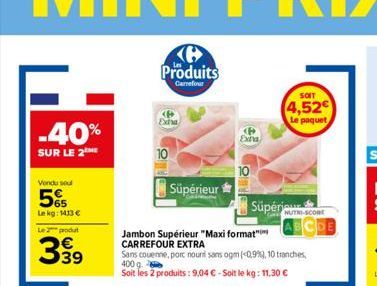 jambon Carrefour