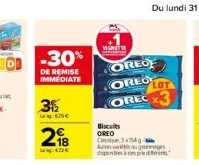 soldes oreo