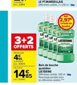 bain de bouche listerine