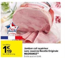 jambon cuit madrange