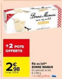 riz au lait Bonne maman