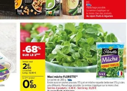 sachet florette