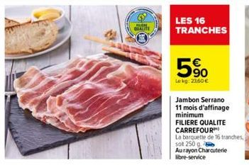 jambon serrano Carrefour